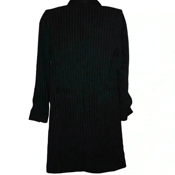 Aritzia Babaton Trent Pinstripe Dark Navy Long Sleeve  Jacket Size 00 - Picture 10 of 12
